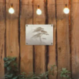 Boom - Oosterse stijl - Landschap tuinposter los doek klein -sfeer1