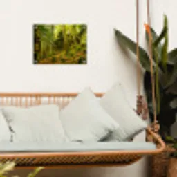Bomen - Steen - Bos - Natuur - Planten tuinposter los doek klein -sfeer7