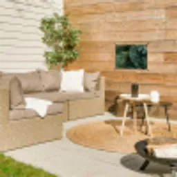 Tropische Bladeren tuinposter los doek klein -sfeer4