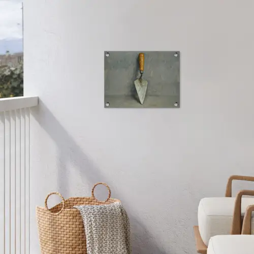 Troffel - Verf - Gereedschap tuinposter los doek klein -sfeer8