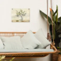 Vaas - Keramiek - Olijftakken tuinposter los doek klein -sfeer7