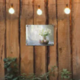Vaas - Eieren - Bloemen tuinposter los doek klein -sfeer1