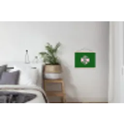 Cirkel - Roze - Tekst - Art textielposter latten blank klein -woonkamer