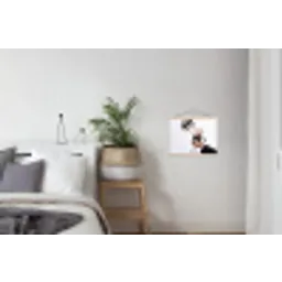 Koffie - Mok - Kan - Therapie textielposter latten blank klein -woonkamer