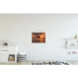 Dolfijnen - Zee - Realistisch textielposter latten blank klein -kinderkamer