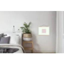 Focus on the good - Roze textielposter latten blank klein -woonkamer