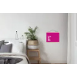 Focus on the good - Roze - Simple textielposter latten blank klein -woonkamer