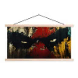Graffiti - Ogen - Abstract textielposter latten blank klein -3d