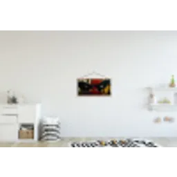 Graffiti - Ogen - Abstract textielposter latten blank klein -kinderkamer
