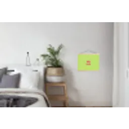 Grl pwr - Groen - Rood - 3D textielposter latten blank klein -woonkamer