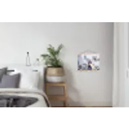 Half human, Half Coffee - Infuus - Koffie textielposter latten blank klein -woonkamer