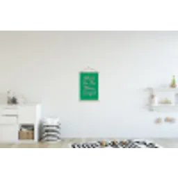 Menu - Quote - Roze textielposter latten blank klein -kinderkamer