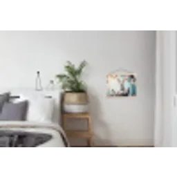 Konijn - Eieren - Mand textielposter latten blank klein -woonkamer