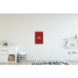 Rood - Frans - Quotes textielposter latten blank klein -kinderkamer