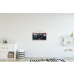 Schedels - Graffiti - Abstract textielposter latten blank klein -kinderkamer