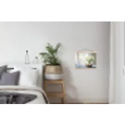 Vaas - Eieren - Bloemen textielposter latten blank klein -woonkamer