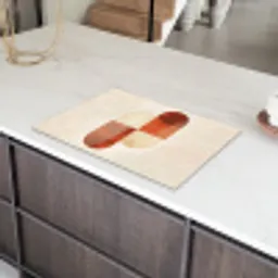 Bogen - Beige - Vormen Inductie beschermer vinyl 3mm klein -sfeer8