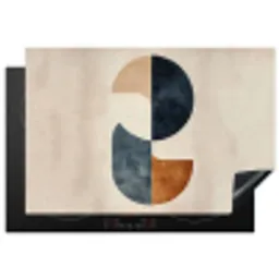 Cirkels - Abstract - Kleurrijk Inductie beschermer vinyl 3mm klein -3d