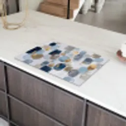 Abstract - Goud - Vormen Inductie beschermer vinyl 3mm klein -sfeer8