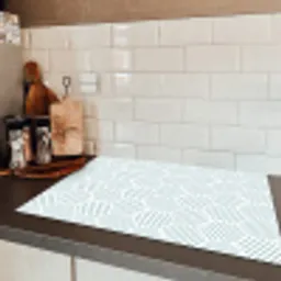 Abstract - Patronen - Design Inductie beschermer vinyl 3mm klein 276 -sfeer3