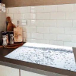 Luchtbellen - Water - Dynamisch Inductie beschermer vinyl 3mm klein -sfeer3