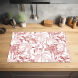 Dieren - Abstract - Rood Inductie beschermer vinyl 3mm klein 276 -sfeer5