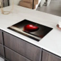 Apple - Hart - Rood Inductie beschermer vinyl 3mm klein -sfeer8