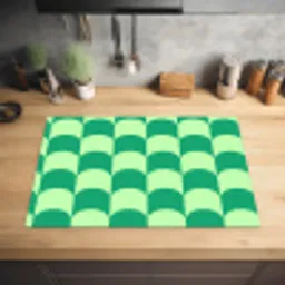 Bogen - Groen - Gestapeld Inductie beschermer vinyl 3mm klein 276 -sfeer5