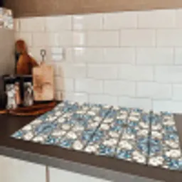 Barok - Tegel - Kleurrijk Inductie beschermer vinyl 3mm klein 276 -sfeer3