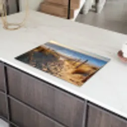 Strand - Zee - Duinen Inductie beschermer vinyl 3mm klein -sfeer8