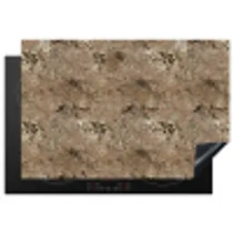 Beige - Graniet - Ruw Inductie beschermer vinyl 3mm klein 276 -3d