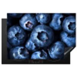 Bessen - Blauw - Fruit Inductie beschermer vinyl 3mm klein -3d