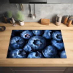 Bessen - Blauw - Fruit Inductie beschermer vinyl 3mm klein -sfeer5