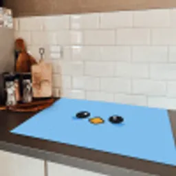 Vogel - Blauw - Eenvoudig Inductie beschermer vinyl 3mm klein -sfeer3