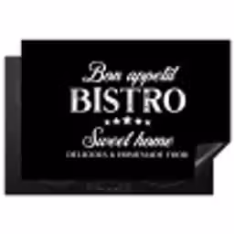 Bistro van het Hart Inductie beschermer vinyl 3mm klein -3d