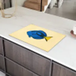 Blauw - Dory - Vis - Staartvin Inductie beschermer vinyl 3mm klein -sfeer8