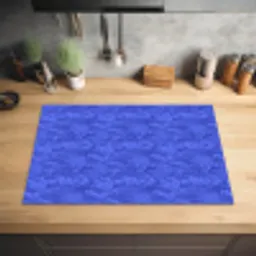 Blauw - Patroon - Heuvels - Bloemen Inductie beschermer vinyl 3mm klein 276 -sfeer5