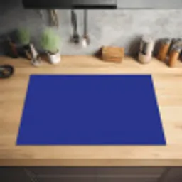 Blauw - Effen kleur - Donkerblauw Inductie beschermer vinyl 3mm klein 276 -sfeer5