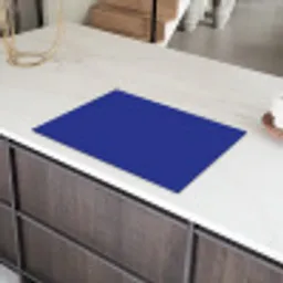 Blauw - Effen kleur - Donkerblauw Inductie beschermer vinyl 3mm klein 276 -sfeer8
