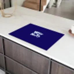 Blauw - Why not - Minimalistisch Inductie beschermer vinyl 3mm klein -sfeer8