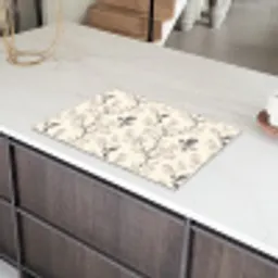 Takken - Vogels - Beige Inductie beschermer vinyl 3mm klein 276 -sfeer8