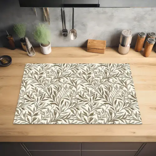 Takken - Botanisch - Taupe Inductie beschermer vinyl 3mm klein 276 -sfeer5