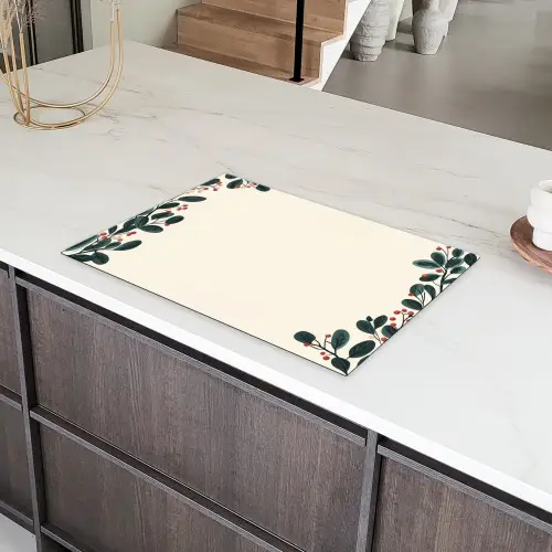 Takken - Winter - Planten - Licht Inductie beschermer vinyl 3mm klein -sfeer8
