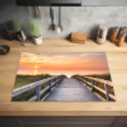 Brug naar de Ondergaande Zon Inductie beschermer vinyl 3mm klein -sfeer5