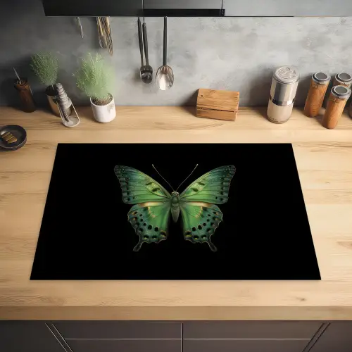 Vlinder - Groen - Diepte Inductie beschermer vinyl 3mm klein -sfeer5