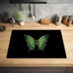 Vlinder - Groen - Diepte Inductie beschermer vinyl 3mm klein -sfeer5