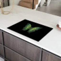 Vlinder - Groen - Diepte Inductie beschermer vinyl 3mm klein -sfeer8