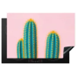 Cactussen - Modern - Pastel Inductie beschermer vinyl 3mm klein -3d