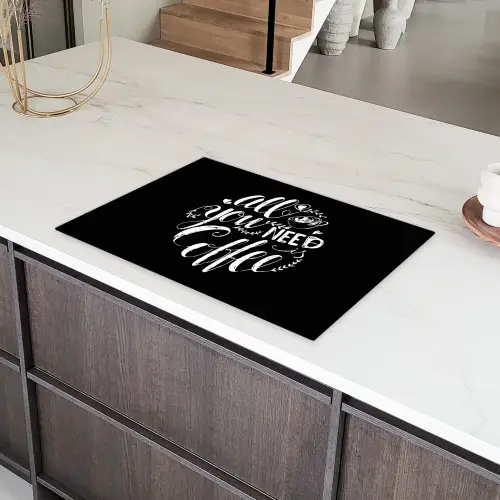 Cafeïne Devotie Inductie beschermer vinyl 3mm klein -sfeer8