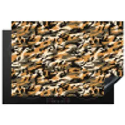 Camouflage - Aardetinten - Patroon Inductie beschermer vinyl 3mm klein 276 -3d